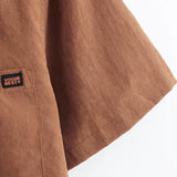 Cămașă casual din bumbac cu mânecă scurtă