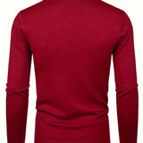 Pulover elegant cu guler înalt