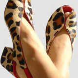 Louison | Sandale cu model leopard