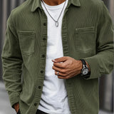 Casaco de bombazina casual