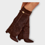 Botine Înalte cu Design Elegant