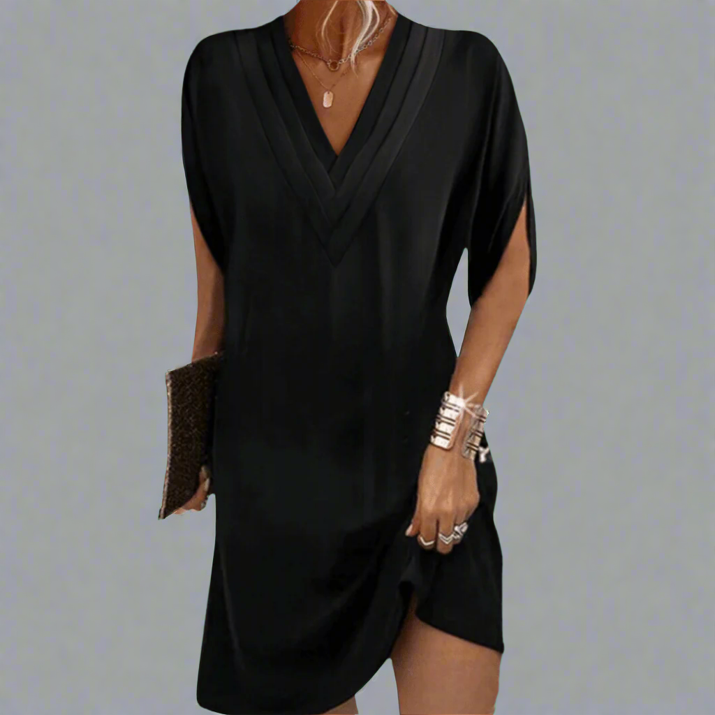 Rochie elegantă dintr-un material excepțional