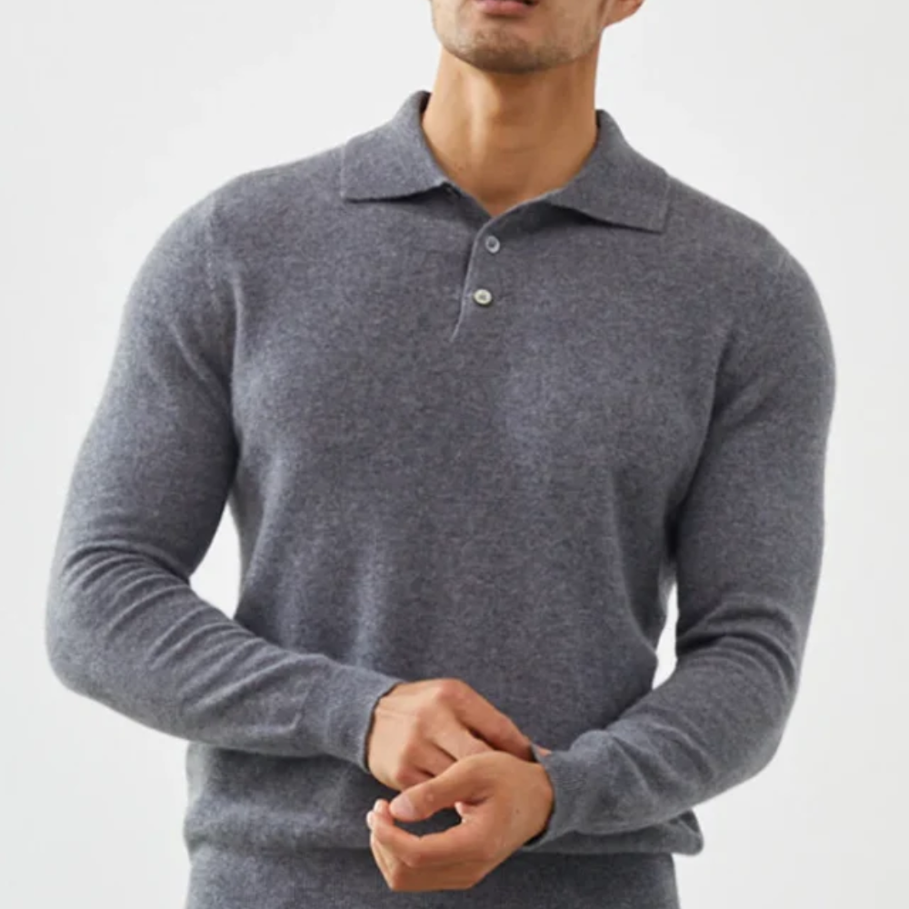 Pulover polo din cașmir Ponza