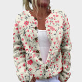 Catarina - Cardigan Floral de Toamnă
