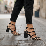 Leopard | Pantofi cu Toc Eleganți