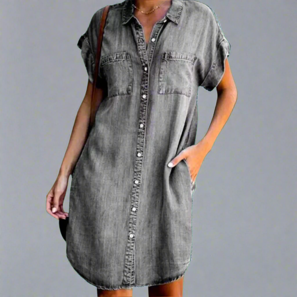 Rochie mini din material elastic