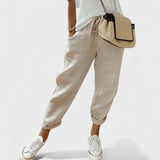 Francisca – Pantaloni moderni și casual din in