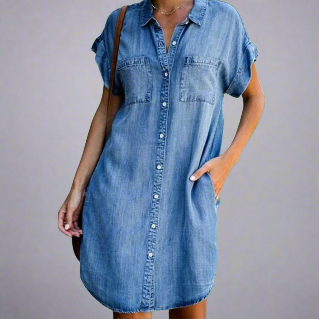 Rochie mini din material elastic