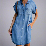 Rochie mini din material elastic