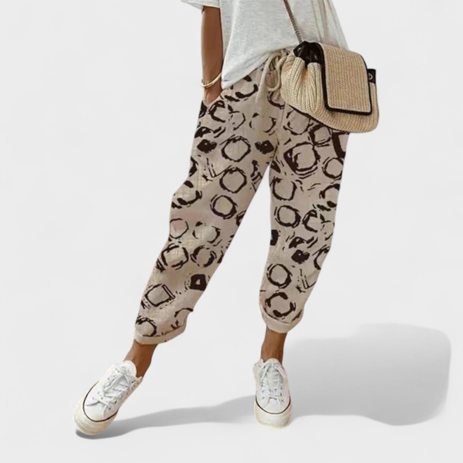 Francisca – Pantaloni moderni și casual din in