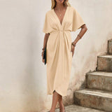 Kaye | Rochie Midi Envelope Elegantă