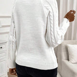 Francisca | Pulover din tricot cu butoane