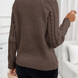 Francisca | Pulover din tricot cu butoane