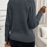 Francisca | Pulover din tricot cu butoane