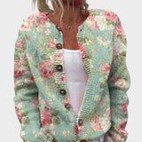 Vera - Cardigan Floral de Toamnă