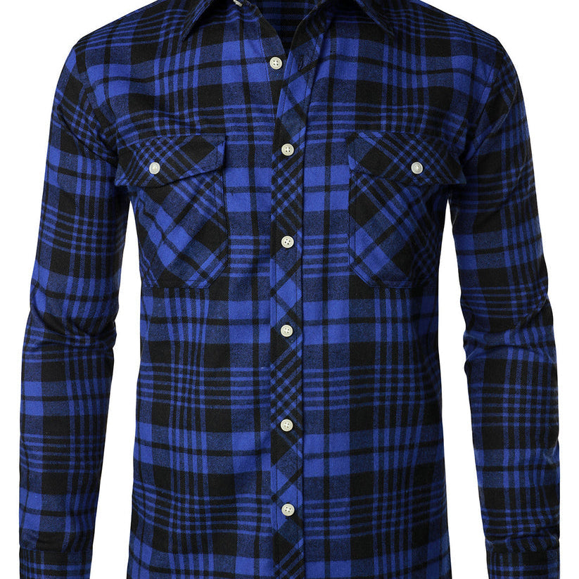 Cămașă cu carouri elegantă