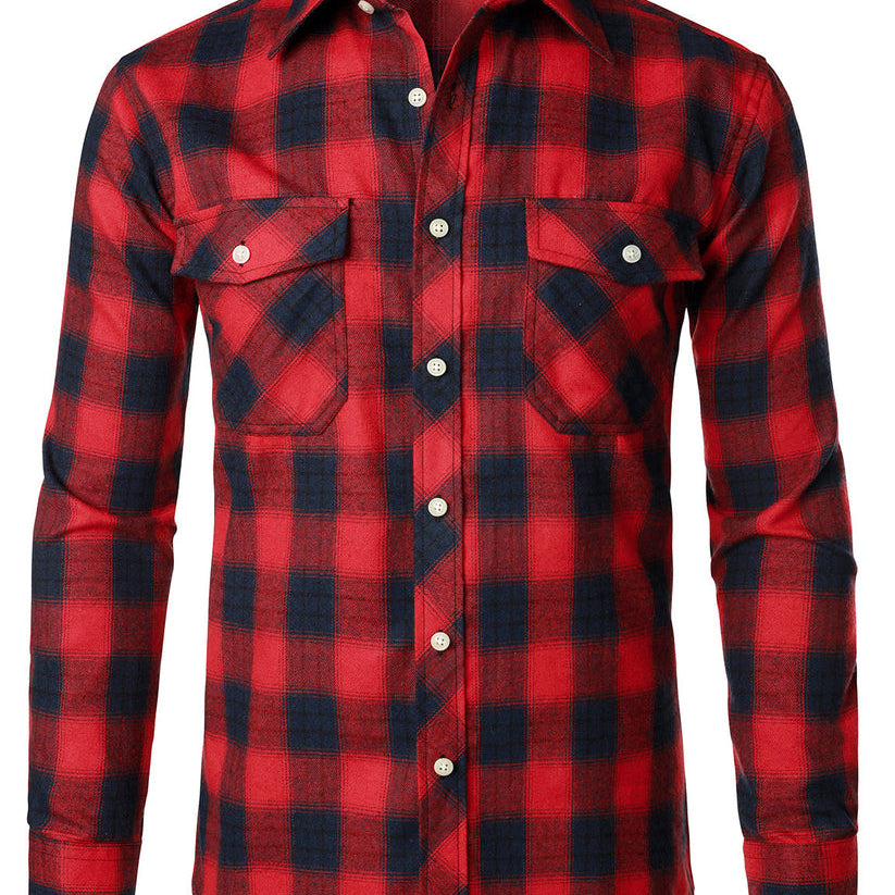 Cămașă cu carouri elegantă