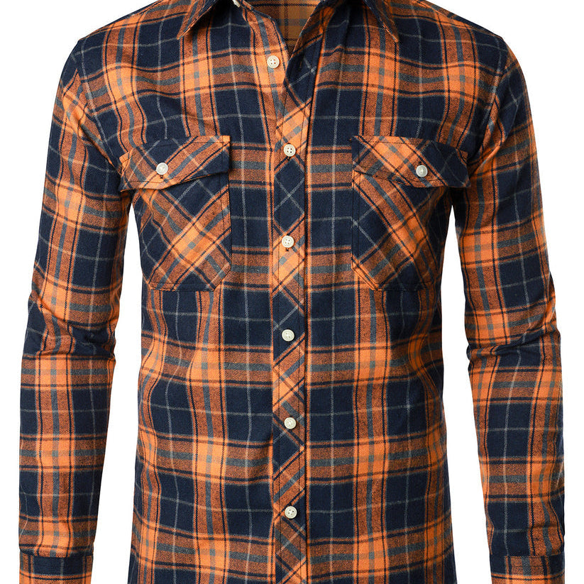 Cămașă cu carouri elegantă