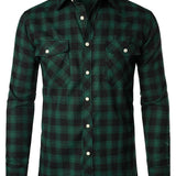 Cămașă cu carouri elegantă