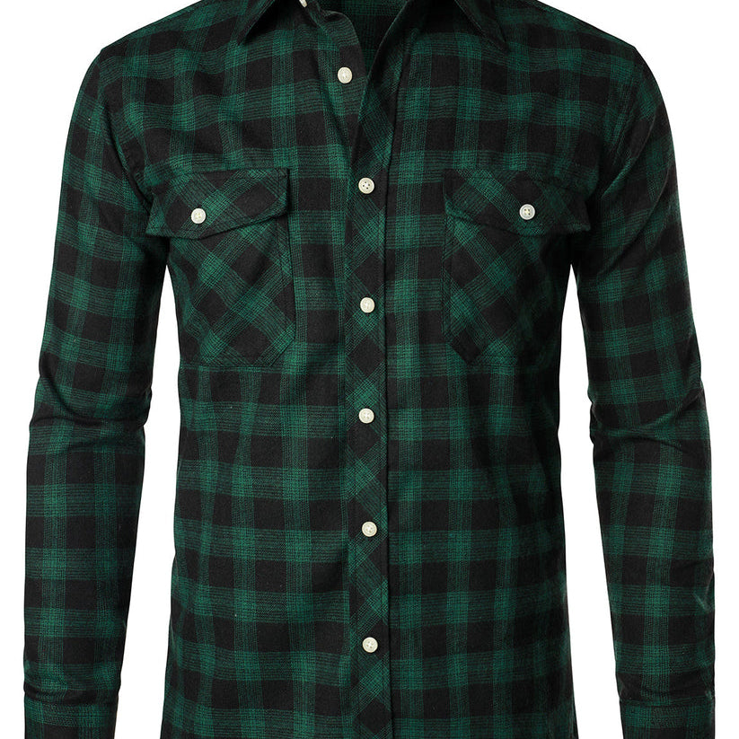 Cămașă cu carouri elegantă