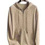 Vesta din cașmir cu glugă Courchevel