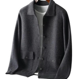 Cardigan din lână merino Janus