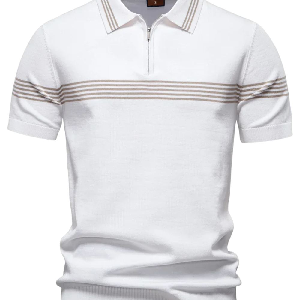 Cămașă polo cu dungi