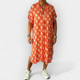 Rochie Aerisită de Vară cu Decupaj în V