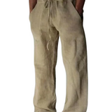 Pantaloni din in respirabili