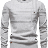 Pulover pentru bărbați cu design în carouri