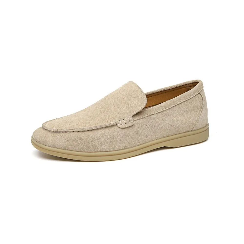 Mocasini din suede premium