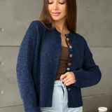 Nicole | Cardigan cu Detalii de Nasturi