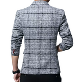 Blazer elegant cu carouri