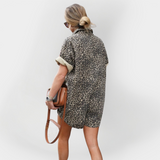 Salopetă All-in-One cu Print Leopard