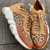 Cris | Pantofi Sport Confortabili cu Model Leopard