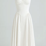 Odette Élégance | Rochie midi cu corset structurat