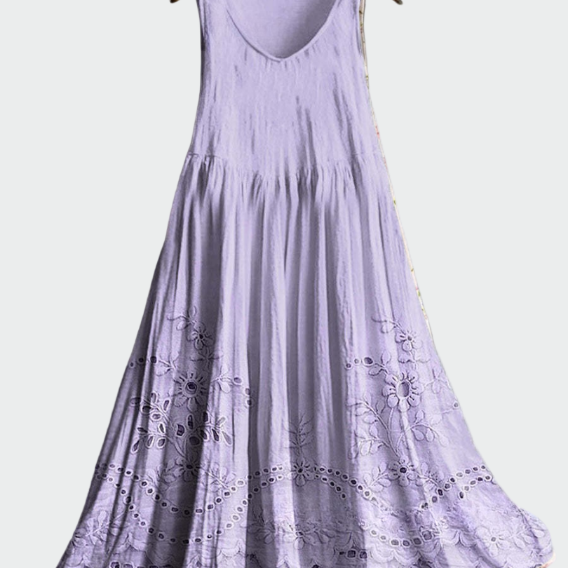 Rochie cu Dantelă Englezească