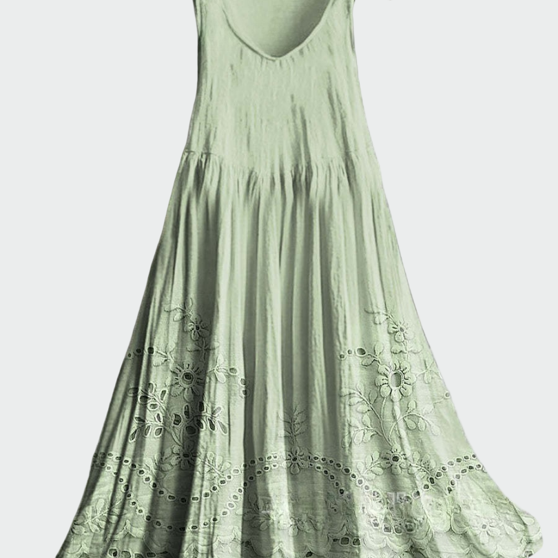 Rochie cu Dantelă Englezească