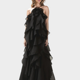 Rochie Maxi cu un Aer Romantic și Stil Aristocratic