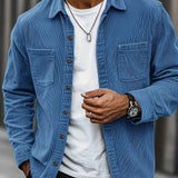 Casaco de bombazina casual