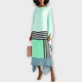 Kaftan cu Design Liniar