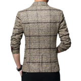 Blazer elegant cu carouri