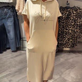 Saskia™ | Rochie casual cu glugă