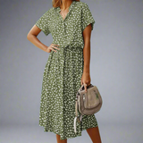 Rochie de Vară Fabricată din Țesătură Exquisită