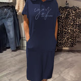 Saskia™ | Rochie casual cu glugă