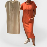 Rochie Zilnică cu Glugă