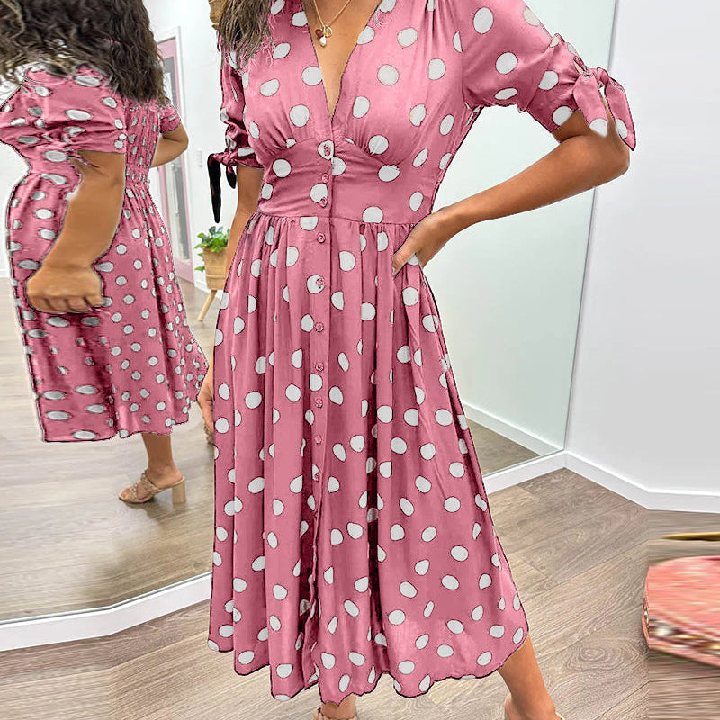 Monica™ | Rochie Elegantă cu Puncte