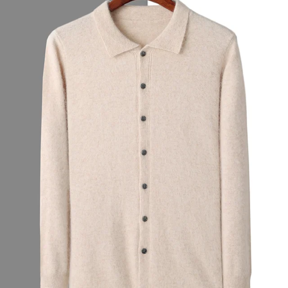 Palton cu nasturi din cașmir Planeta