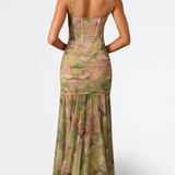 ISAMARA | Rochie Lungă cu Corpete