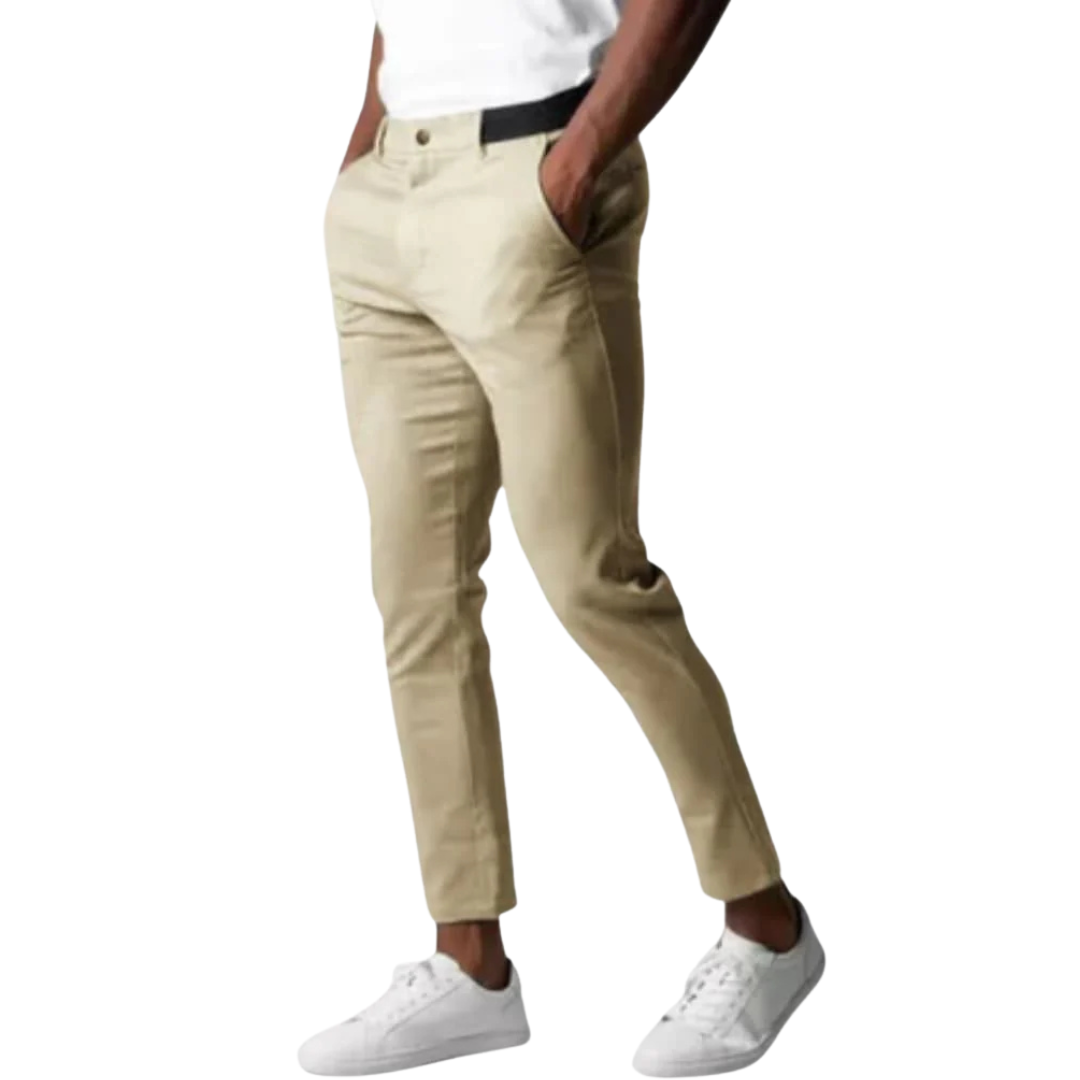 Pantaloni din bumbac Elio Stretch